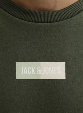 Sweatshirt Jack and Jones Pam grün für Herren.