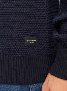 Maillot Jack und Jones Globe Marineblau für Herren