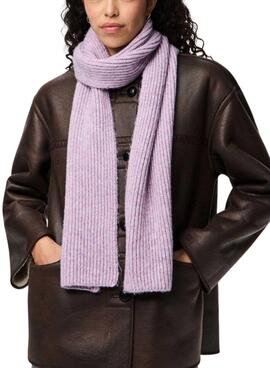 Schal Pieces Milla in Flieder für Damen.