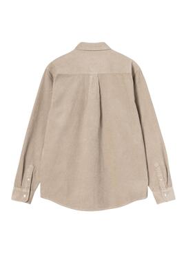 Carhartt Madison Cordhemd für Herren in Beige.