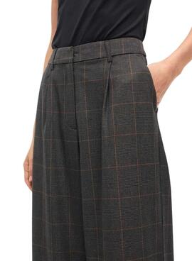 Hose Vila Vifalte karierte für Damen