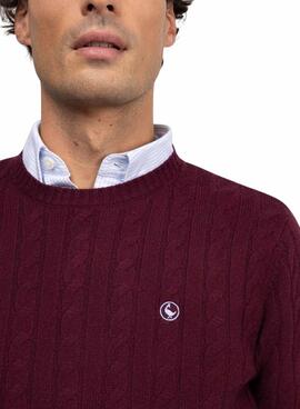 Pullover El Ganso von Ochos kastanienbraun für Herren