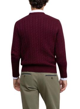 Pullover El Ganso von Ochos kastanienbraun für Herren