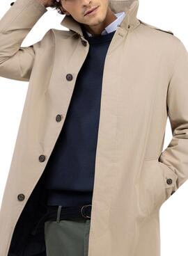 Trenchcoat El Ganso beige acolchada para hombre