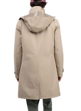Trenchcoat El Ganso beige acolchada para hombre