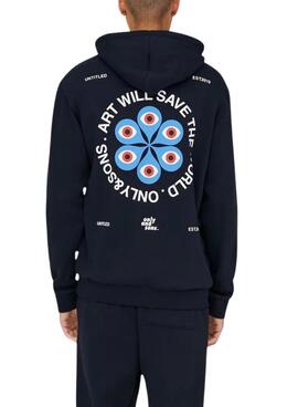 Sudadera Only and Sons Ceres Claude schwarz für Herren