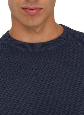 Pullover Only and Sons Es gibt Strickstruktur für Herren