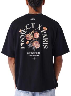 T-shirt Project x Paris Roses schwarz für Herren