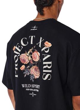 T-shirt Project x Paris Roses schwarz für Herren