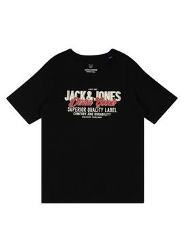 T-shirt Jack and Jones Logo schwarz für Kinder