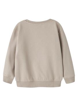 Sweatshirt Name It Riguna beige für Jungen