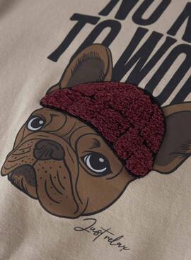 Sweatshirt Name It Riguna beige für Jungen