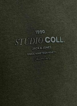 Sweatshirt Jack and Jones Jin Grün für Kinder