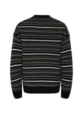 Pullover Only and Sons Roy Relaxed Schwarz für Herren