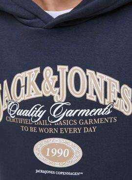 Kinderhoodie Jack and Jones Ari blau