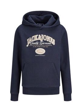 Kinderhoodie Jack and Jones Ari blau