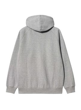 Sweatshirt mit Reißverschluss, Carhartt Chase Kapuze, grau für Herren