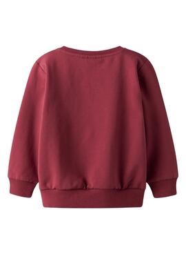 Sweatshirt Name It Roval Granat für Jungen.