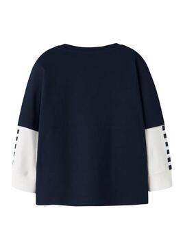 T-shirt Name It Richael blau für Jungen