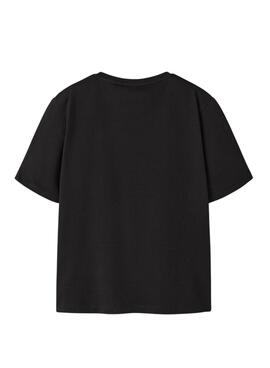 Kinder T-Shirt Name It Sato in Schwarz.