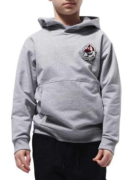 Kapuzenpullover Name It Steven grau für Jungen