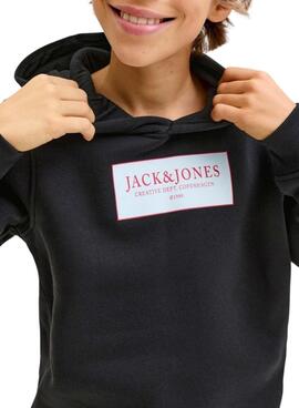 Kapuzenpullover Jack and Jones Greene Schwarz für Kinder