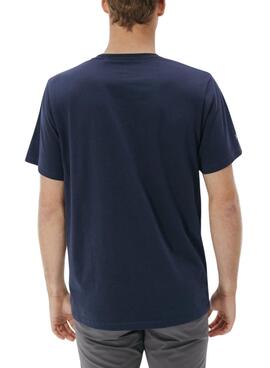 T-Shirt El Pulpo in Navyblau für Herren