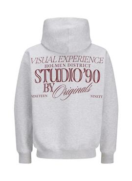 Sweatshirt Jack and Jones Midtown grau für Herren