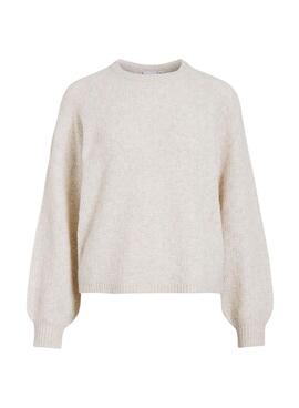 Vila Vivilas beige Frauen Jersey