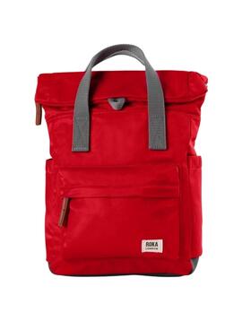 Rucksack Roka Canfield klein rot für Frauen und Männer.