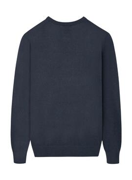 Sweatshirt Silbon Mini-Logo in Blau für Herren