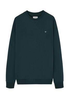 Sweatshirt Silbon Minilogo Grün für Herren