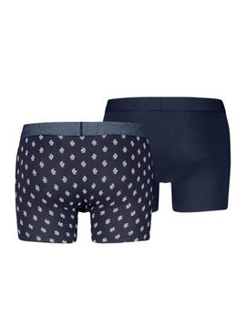 Pack 2 Boxershorts Levis Denim Geo Marine für Männer
