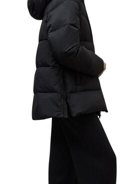 Gepolsterte Ecoalf Fuji schwarze Damenjacke