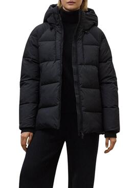 Gepolsterte Ecoalf Fuji schwarze Damenjacke