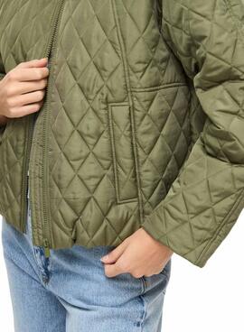 Gepolsterte Jacke Vitage in Grün für Damen