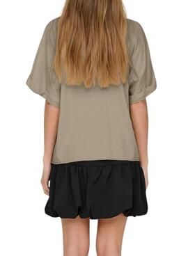 T-shirt Only Lucy beige für Damen