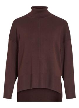 Vila Viostria Jersey in Braun für Damen