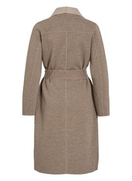 Mantel Vila Juice beige für Damen