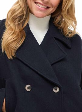 Kurzmantel Vila Kamina in Marineblau für Damen
