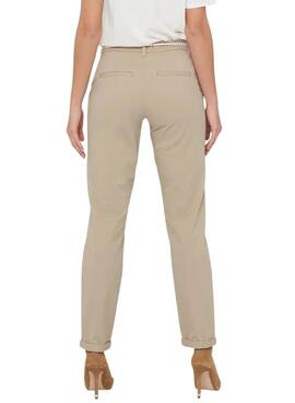 Hose Only Biana in Beige für Damen