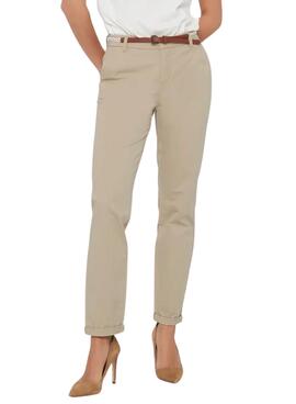 Hose Only Biana in Beige für Damen