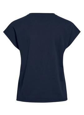T-Shirt Vila Vinorata in Marineblau für Damen.