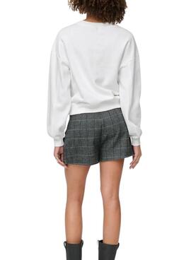 Sweatshirt Only Emily Perfum weiß für Damen