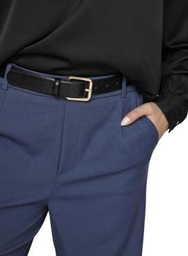 Hose Vila Vivarone blau für Damen