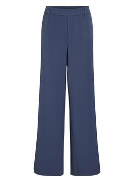 Hose Vila Vivarone blau für Damen