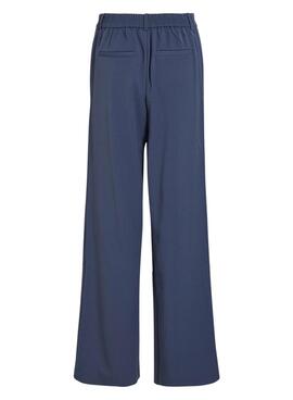 Hose Vila Vivarone blau für Damen