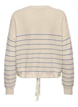 Pullover Only Signe in Weiß für Damen