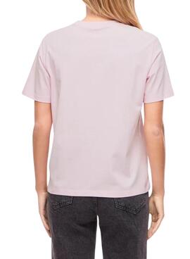 T-Shirt Vila Vinora rosa für Damen