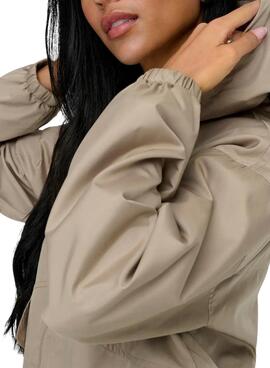 Windbreaker Only Dominique beige für Damen